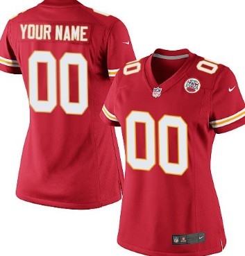 Women's Nike Kansas City Chiefs Customized Red Limited Jersey