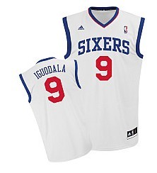 Philadelphia 76ers #9 Andre Iguodala White Swingman Jersey