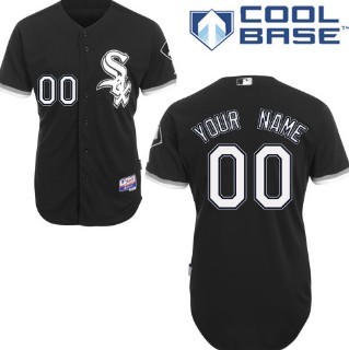 Kids' Chicago White Sox Customized Black Jersey