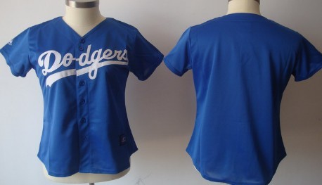 Women's Los Angeles Dodgers Customized Blue Jersey 