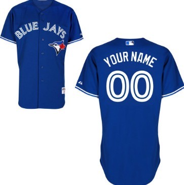 Men's Toronto Blue Jays Customized Blue Jersey 