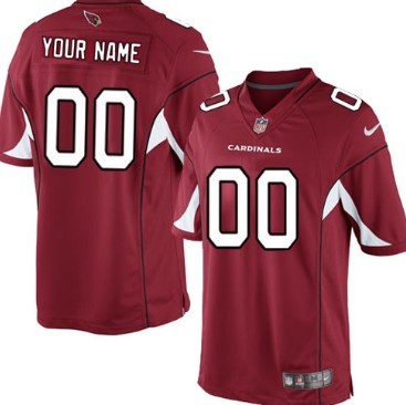 Men's Nike Arizona Cardinals Customized Red Limited Jersey