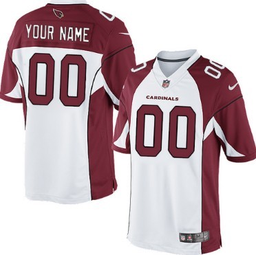 Men's Nike Arizona Cardinals Customized White Limited Jersey