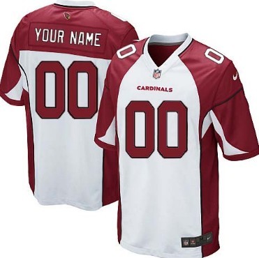 Kids' Nike Arizona Cardinals Customized White Game Jersey 