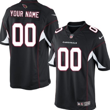 Kids' Nike Arizona Cardinals Customized Black Limited Jersey 