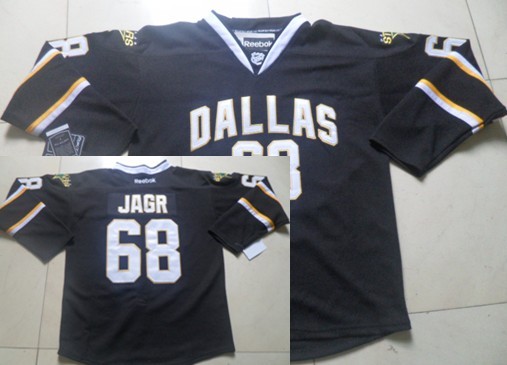 Dallas Stars #68 Jaromir Jagr Black Jersey 