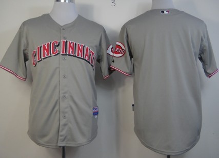 Cincinnati Reds Blank Gray Jersey