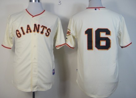 San Francisco Giants #16 Angel Pagan Cream Jersey 