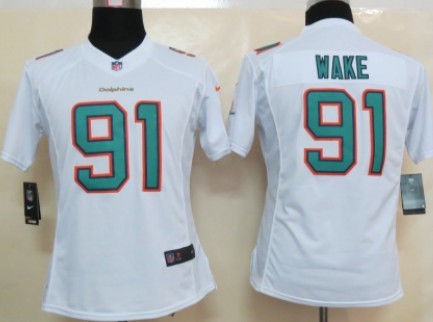 Nike Miami Dolphins #95 Dion Jordan 2013 White Limited Womens Jersey