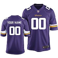 Men's Nike Minnesota Vikings Customized Purple Limited Jersey