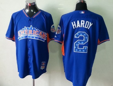 Baltimore Orioles #2 J.J. Hardy 2013 All-Star Blue Jersey 