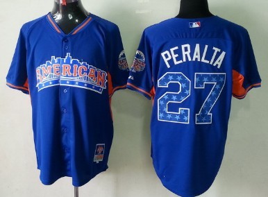 Detroit Tigers #27 Jhonny Peralta 2013 All-Star Blue Jersey