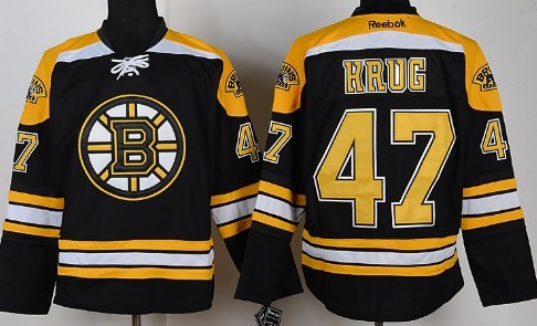 Boston Bruins #47 Torey Krug Black Jersey 