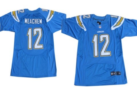 Nike San Diego Chargers #12 Robert Meachem 2013 Light Blue Elite Jersey 