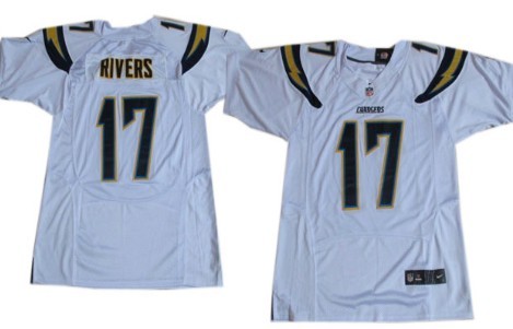 Nike San Diego Chargers #17 Philip Rivers 2013 White Elite Jersey 