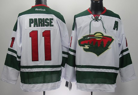 Minnesota Wild #11 Zach Parise 2014 White Jersey 