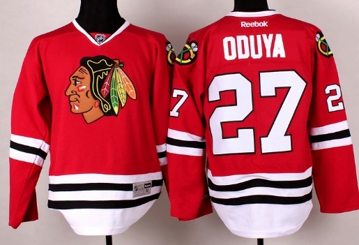 Chicago Blackhawks #27 Johnny Oduya Red Jersey 