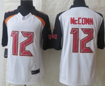 Nike Tampa Bay Buccaneers #12 Josh McCown 2014 White Limited Jersey 