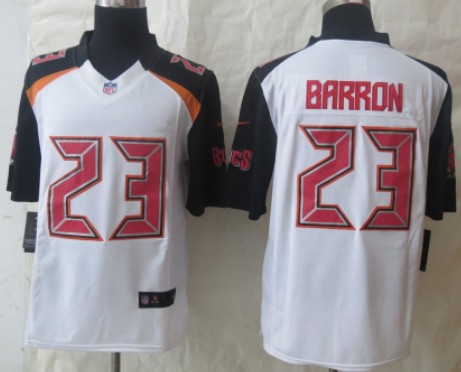 Nike Tampa Bay Buccaneers #23 Mark Barron 2014 White Limited Jersey 