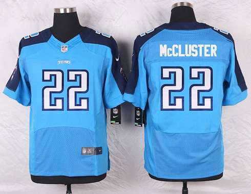 Men's Tennessee Titans #22 Dexter McCluster Light Blue Team Color NFL Nike Elite Jersey