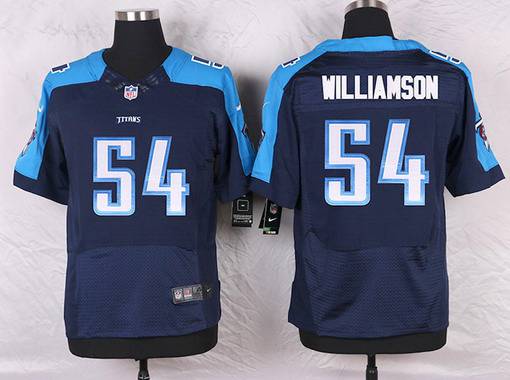 Men's Tennessee Titans #54 Avery Williamson Navy Blue Alternate NFL Nike Elite Jersey