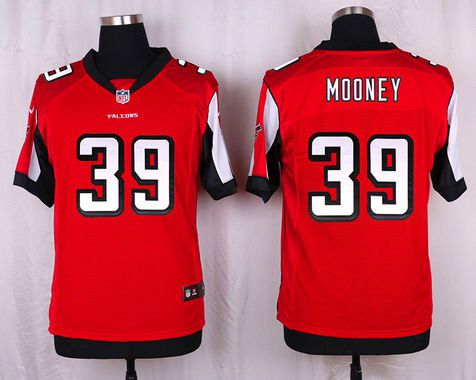 Men's Atlanta Falcons #39 Collin Mooney Red Team Color NFL Nike Elite Jersey