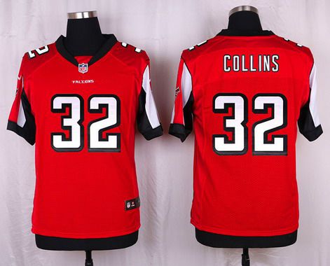 Men's Atlanta Falcons #32 Jalen Collins Red Team Color NFL Nike Elite Jersey