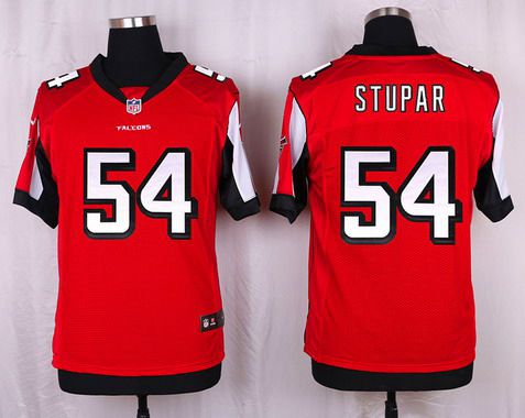 Men's Atlanta Falcons #54 Nate Stupar Red Team Color NFL Nike Elite Jersey