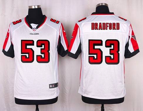 Men's Atlanta Falcons #53 Allen Bradford White Road NFL Nike Elite Jersey