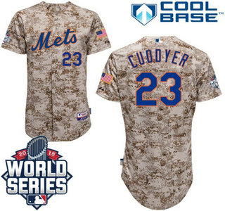 Men's New York Mets #23 Michael Cuddyer Camo Cool base baseball Jersey