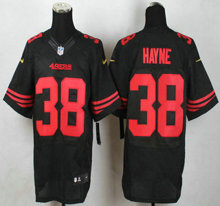 San Francisco 49ers #38 Jarryd Hayne 2015 Nike Black Elite Jersey