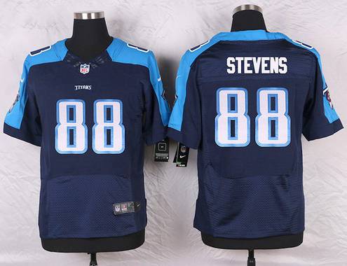 Men's Tennessee Titans #88 Craig Stevens Navy Blue Alternate NFL Nike Elite Jersey