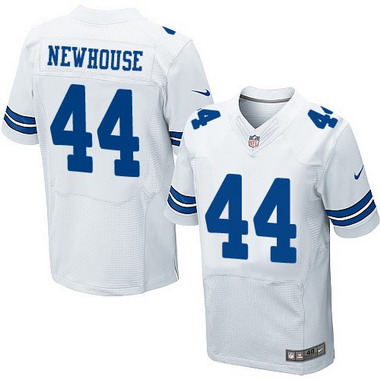 Men's Dallas Cowboys #44 Robert Newhouse White Retired Player NFL Nike Elite Jersey