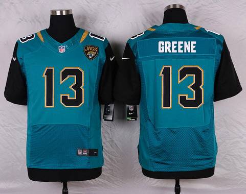 Men's Jacksonville Jaguars #13 Rashad Greene Teal Green Alternate NFL Nike Elite Jersey