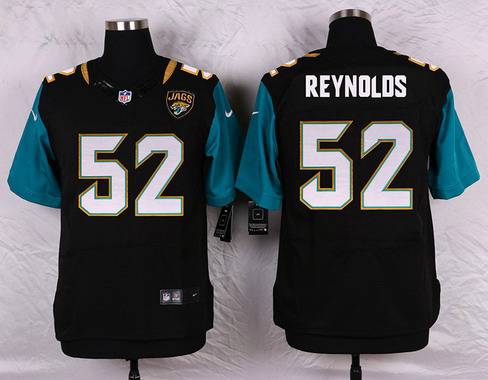 Men's Jacksonville Jaguars #52 LaRoy Reynolds Black Team Color NFL Nike Elite Jersey