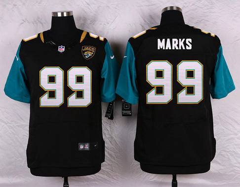 Men's Jacksonville Jaguars #99 Sen'Derrick Marks Black Team Color NFL Nike Elite Jersey