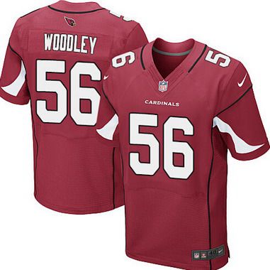 Men's Arizona Cardinals #56 LaMarr Woodley Red Team Color NFL Nike Elite Jersey