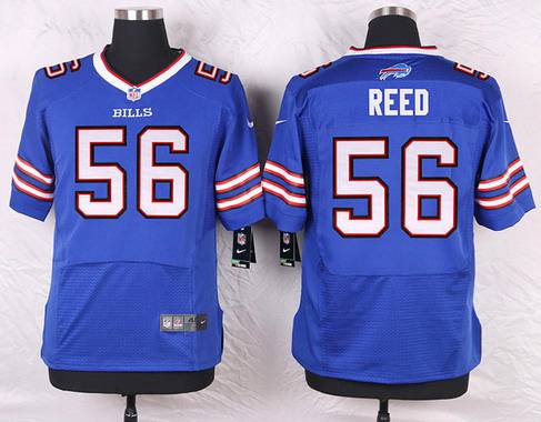 Men's Buffalo Bills #56 Cedric Reed Royal Blue Team Color NFL Nike Elite Jersey