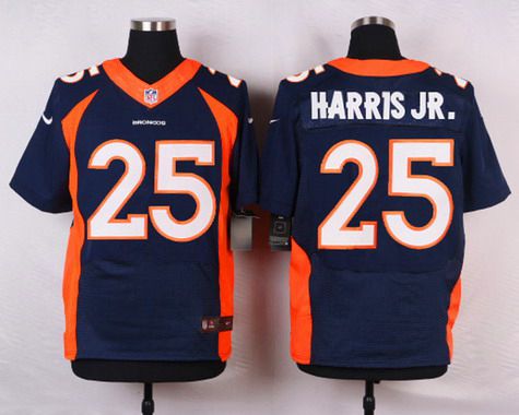 Men's Denver Broncos #25 Chris Harris Jr. Navy Blue Alternate NFL Nike Elite Jersey