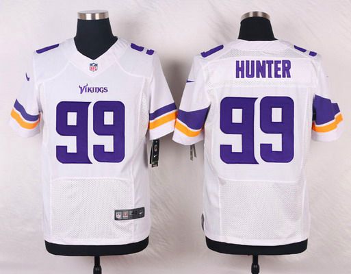 Men's Minnesota Vikings #99 Danielle Hunter White Road NFL Nike Elite Jersey