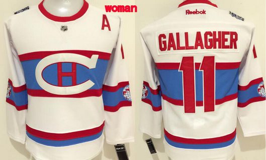 Women's Montreal Canadiens #27 Alex Galchenyuk Reebok White 2016 Winter Classic Premier Jersey