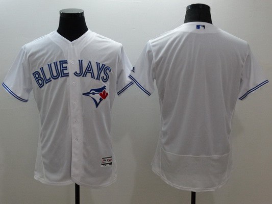 Men's Toronto Blue Jays Blank White Flexbase 2016 MLB Player Jersey