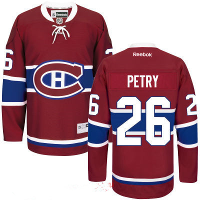 Men's Montreal Canadiens #26 Jeff Petry Reebok Red Premier Home Jersey