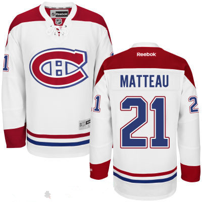 Men's Montreal Canadiens #21 Reebok white Premier Home Jersey