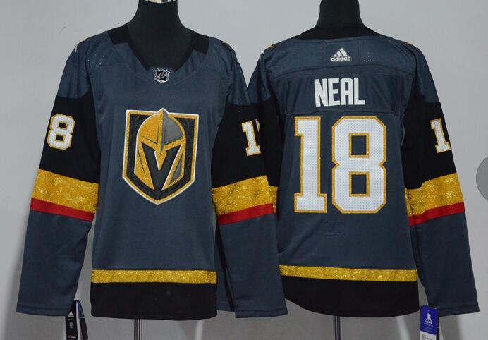 Adidas Golden Knights #18 James Neal Grey Home Authentic Stitched NHL Jersey