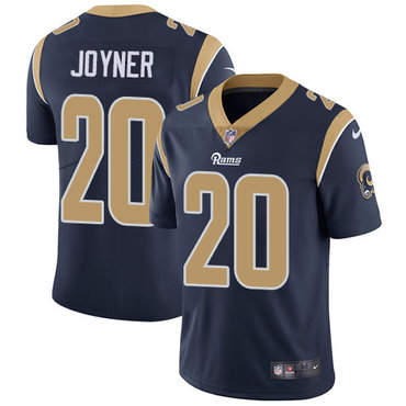 Nike Los Angeles Rams #20 Lamarcus Joyner Navy Blue Team Color Men's Stitched NFL Vapor Untouchable Limited Jersey