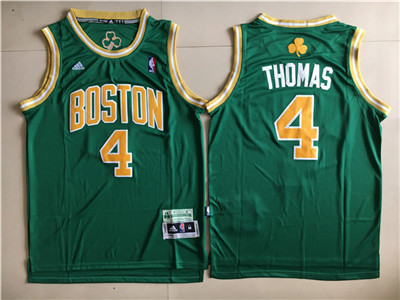 Boston Celtics #4 Isaiah Thomas Green St. Patrick's Day Swingman Jersey