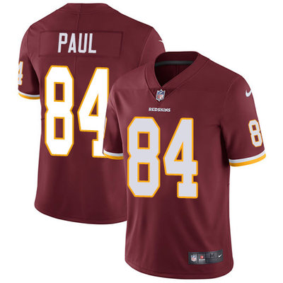 Nike Washington Redskins #84 Niles Paul Burgundy Red Team Color Men's Stitched NFL Vapor Untouchable Limited Jersey