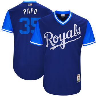 Men's Kansas City Royals Eric Hosmer Papo Majestic Royal 2017 Players Weekend Authentic Jersey