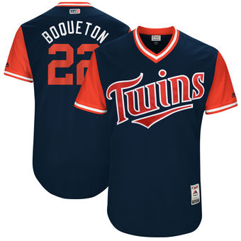 Men's Minnesota Twins Miguel Sano Boqueton Majestic Navy 2017 Players Weekend Authentic Jersey